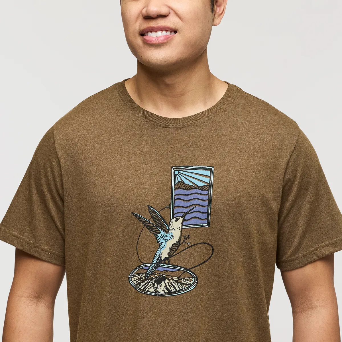Cotopaxi Topa T-Shirt t-shirt homme Rusty coton bio