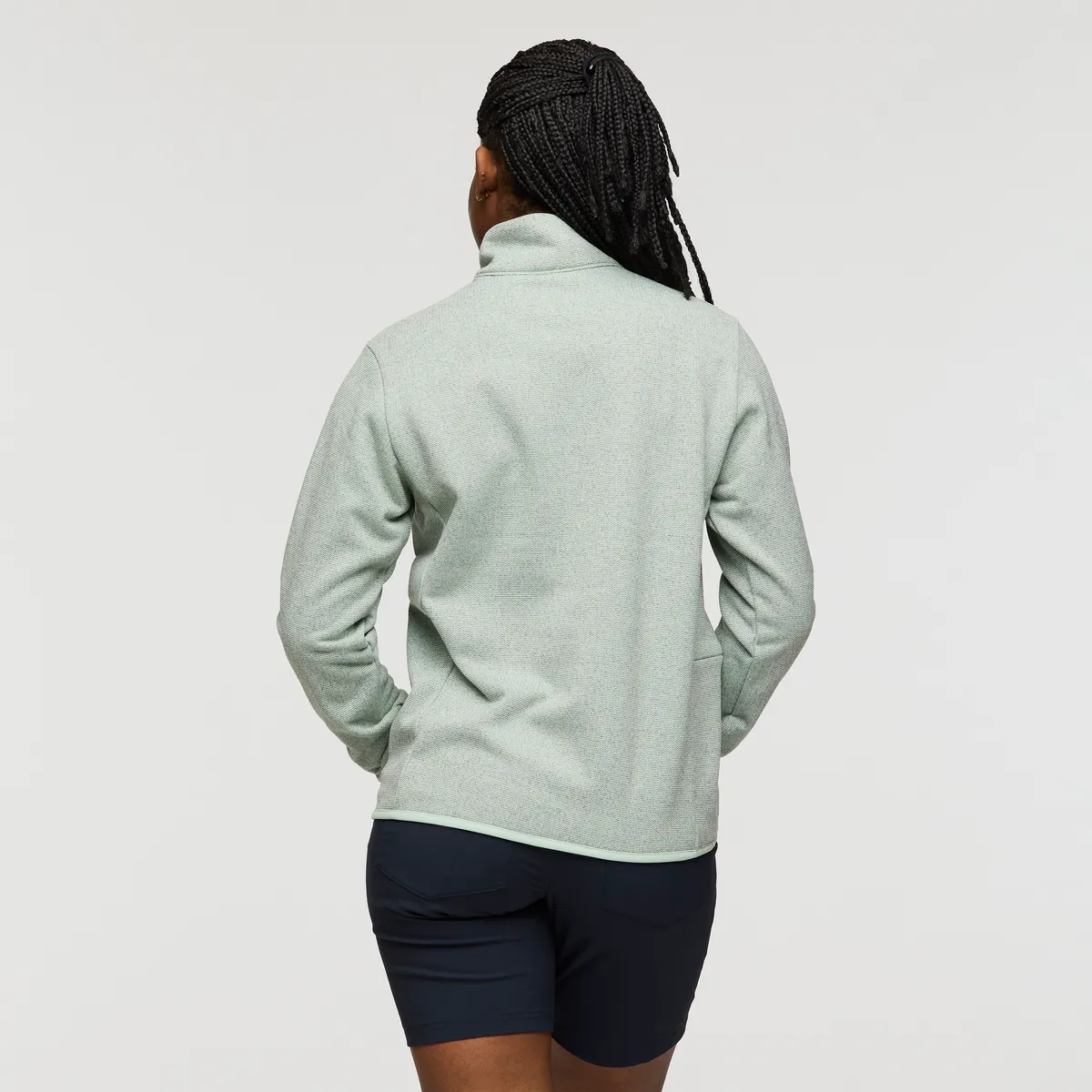 Cotopaxi Envo Fleece Quarter-Zip Pullover polaire femme gris recyclée