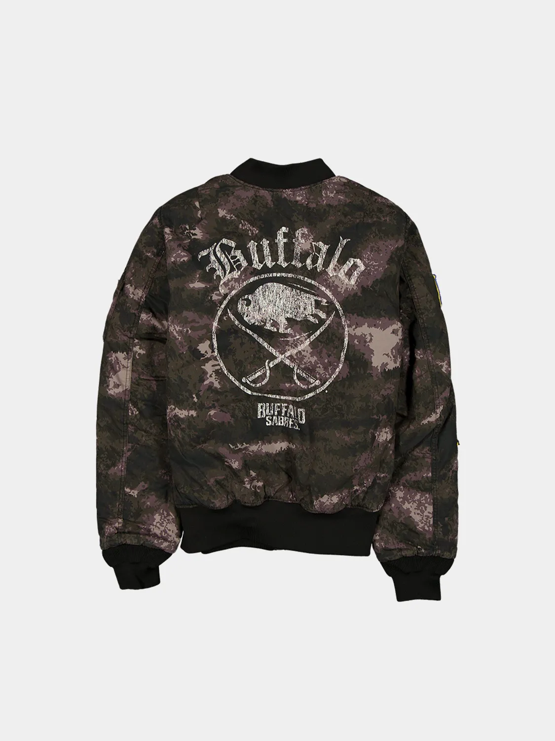 Alpha Industries MA-1 Buffalo Sabres bomber noir camo