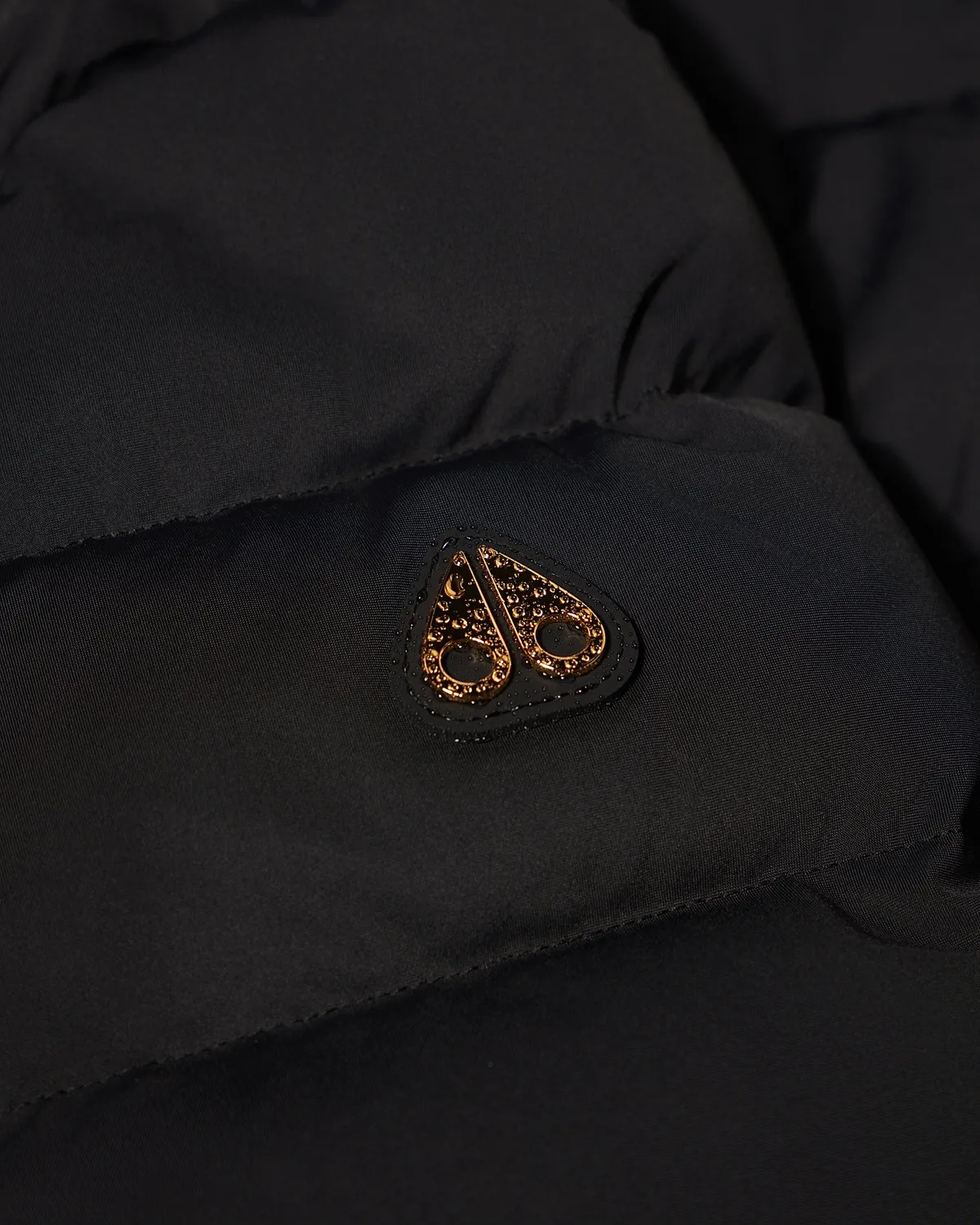 Moose Knuckles Watershed parka Gold noir Nyluxe