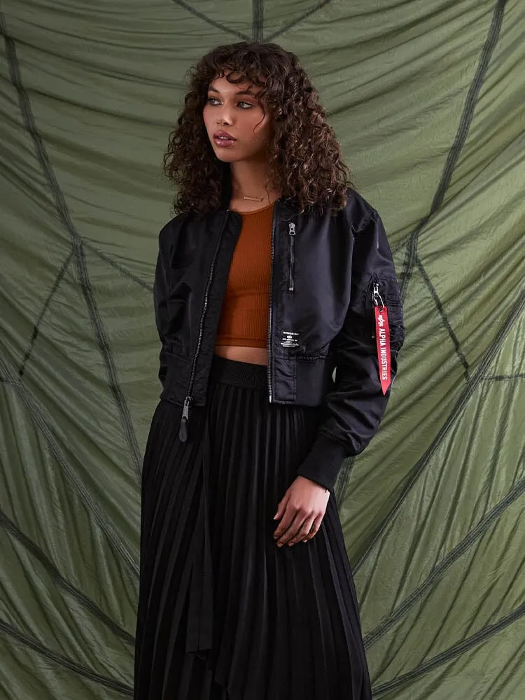 Alpha Industries L-2B Cropped Gen II bomber femme OG-107 Green léger