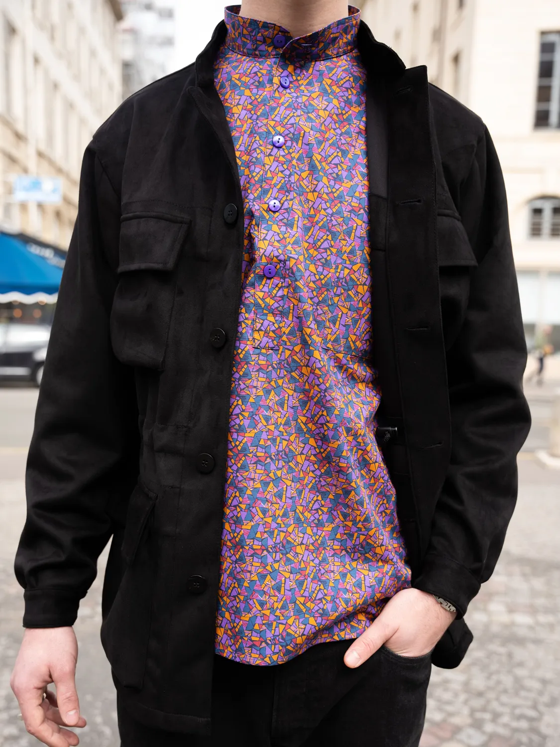 Hollington Corrib veste micro-cachemire noire