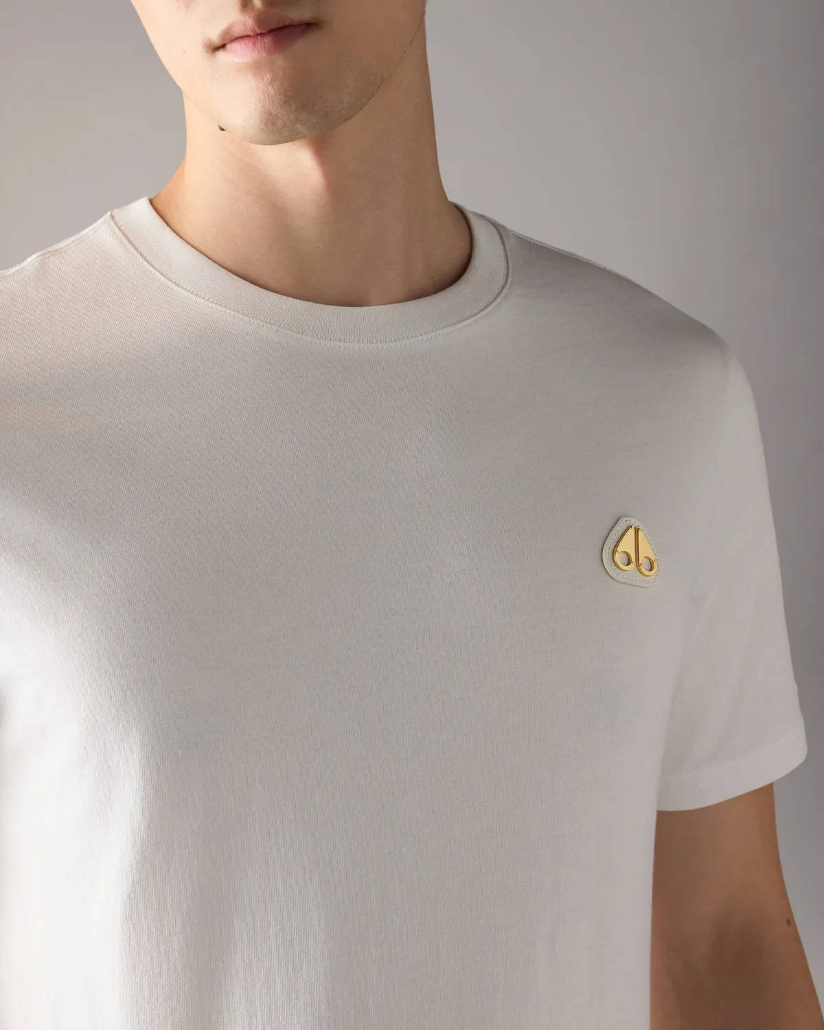 Moose Knuckles Gold Series Crescent t-shirt blanc homme