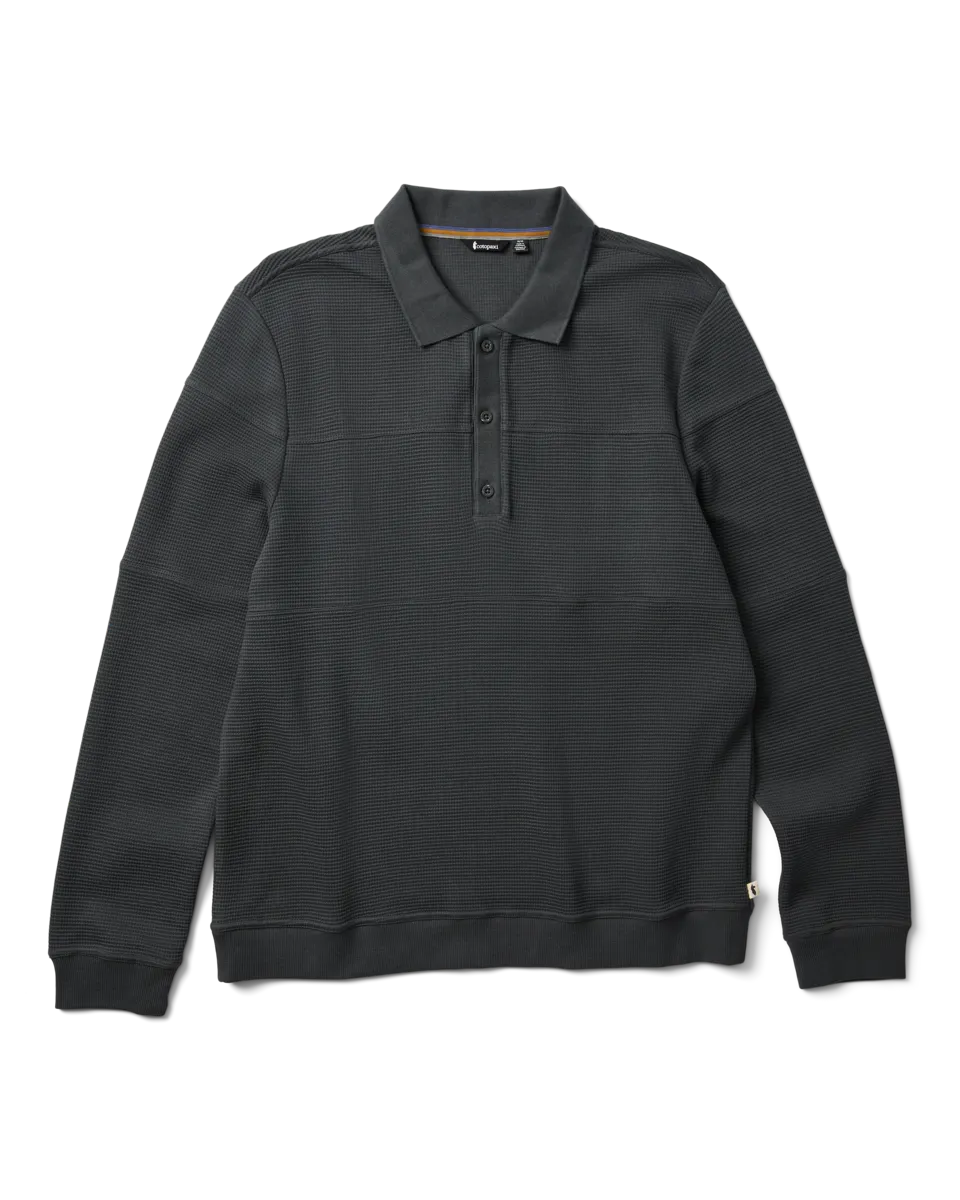 Cotopaxi Atajo Waffle Rugby polo homme maille gaufrée