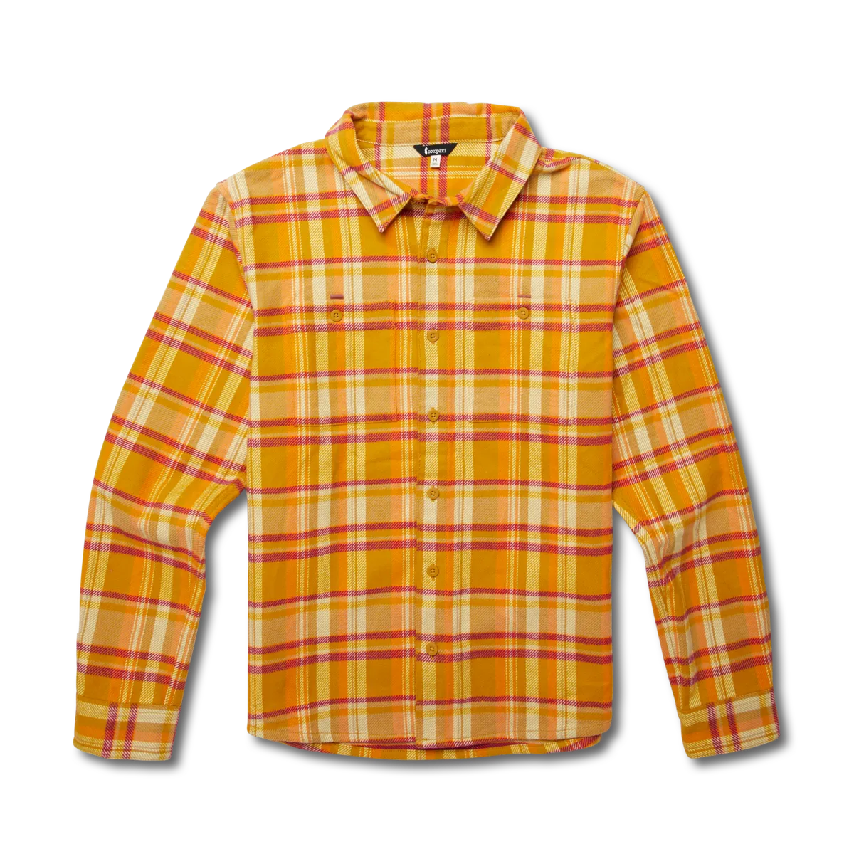 Cotopaxi Mero chemise flanelle homme Amber Plaid coton bio