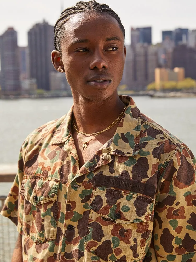 Alpha Industries Fatigue surchemise camo coton