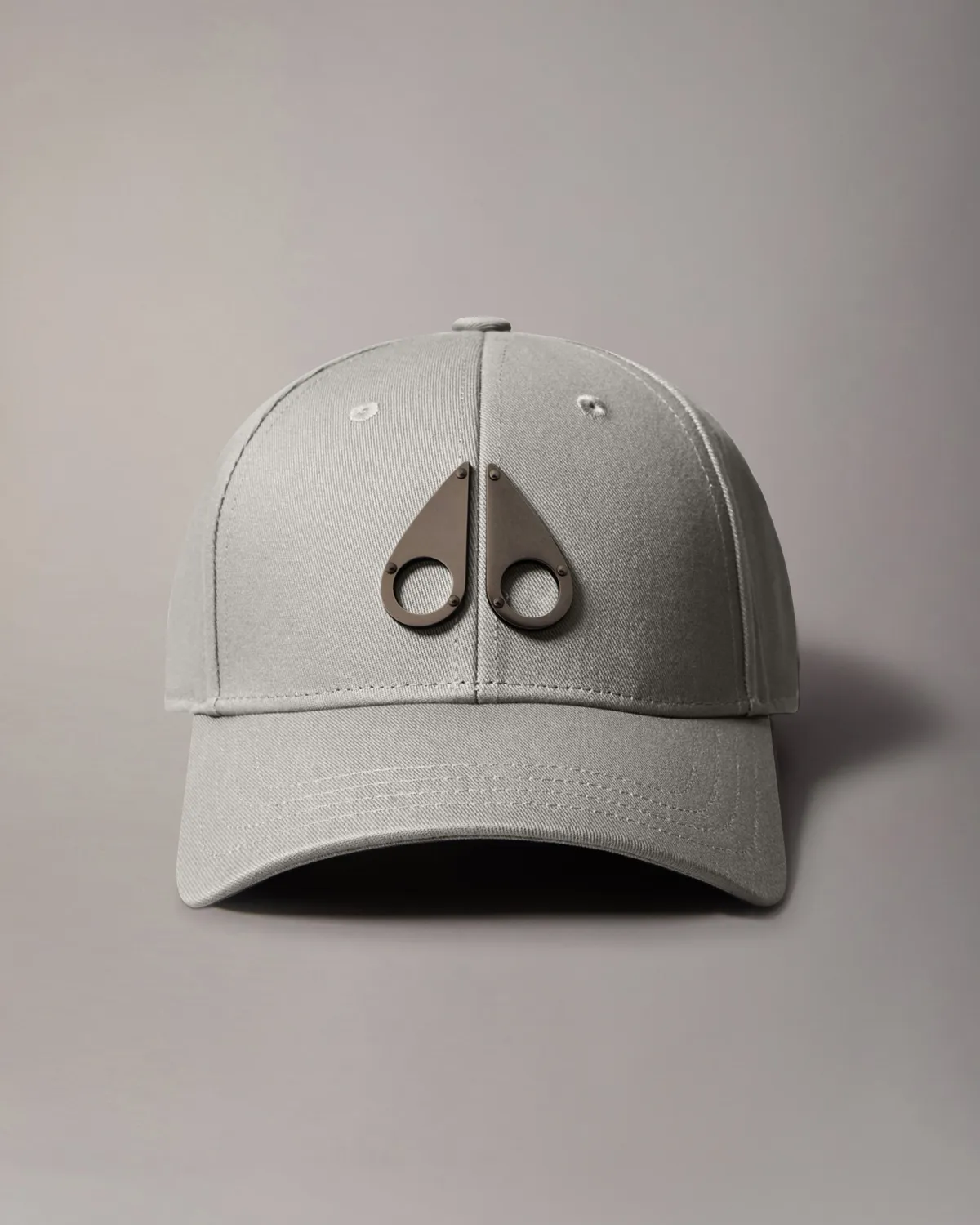 Moose Knuckles Logo Icon casquette grise réglable