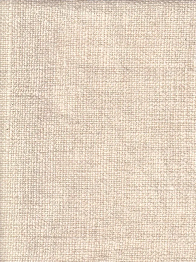 Hollington toile natté bleach tissu lin écru 25 m