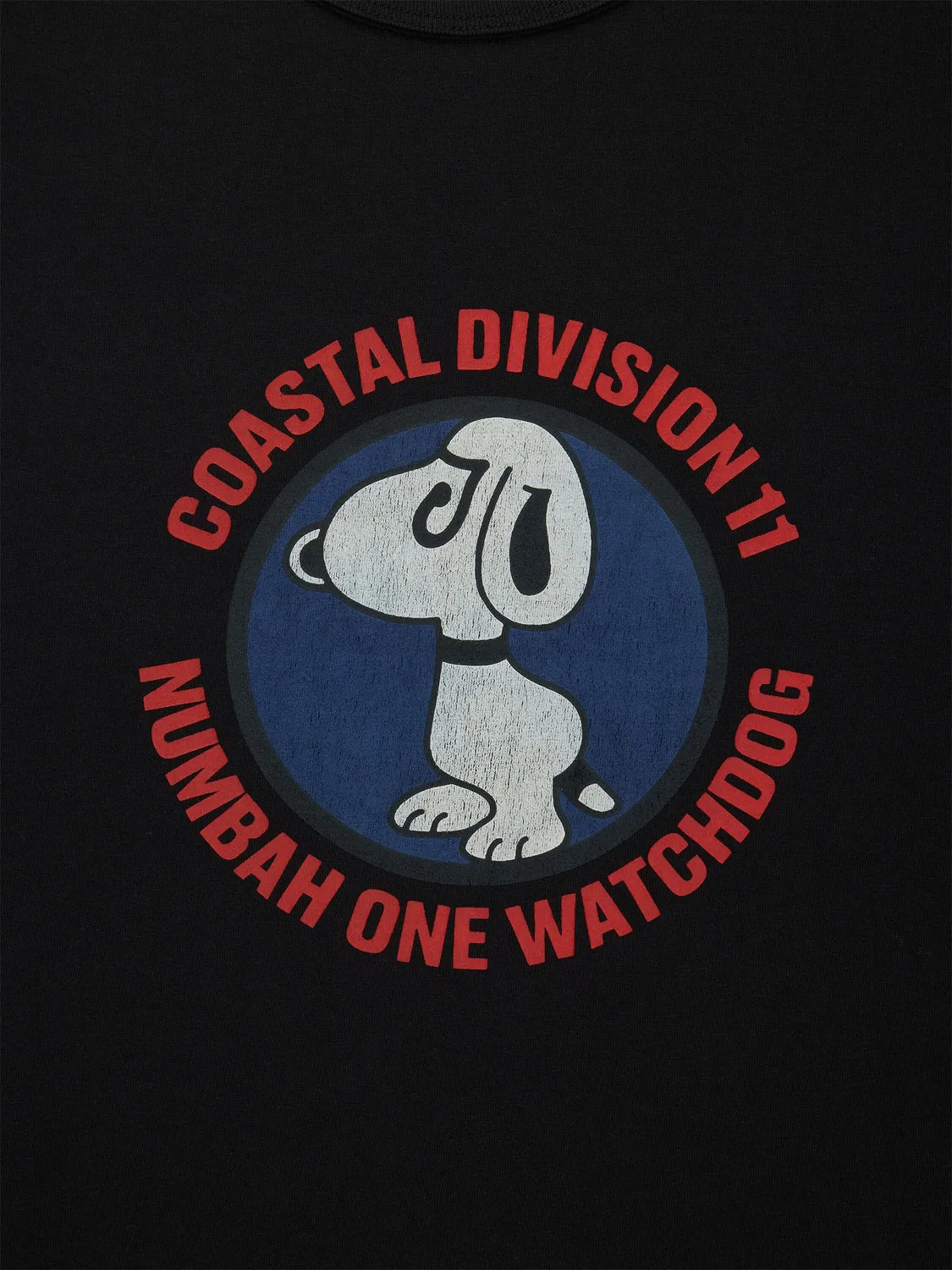 Alpha Industries Watch Dog tee coton relaxed noir