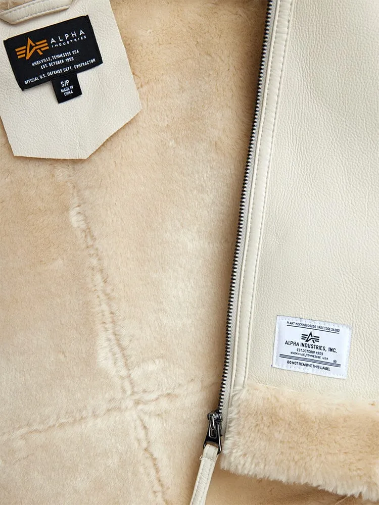 Alpha Industries B3 blouson aviateur limestone