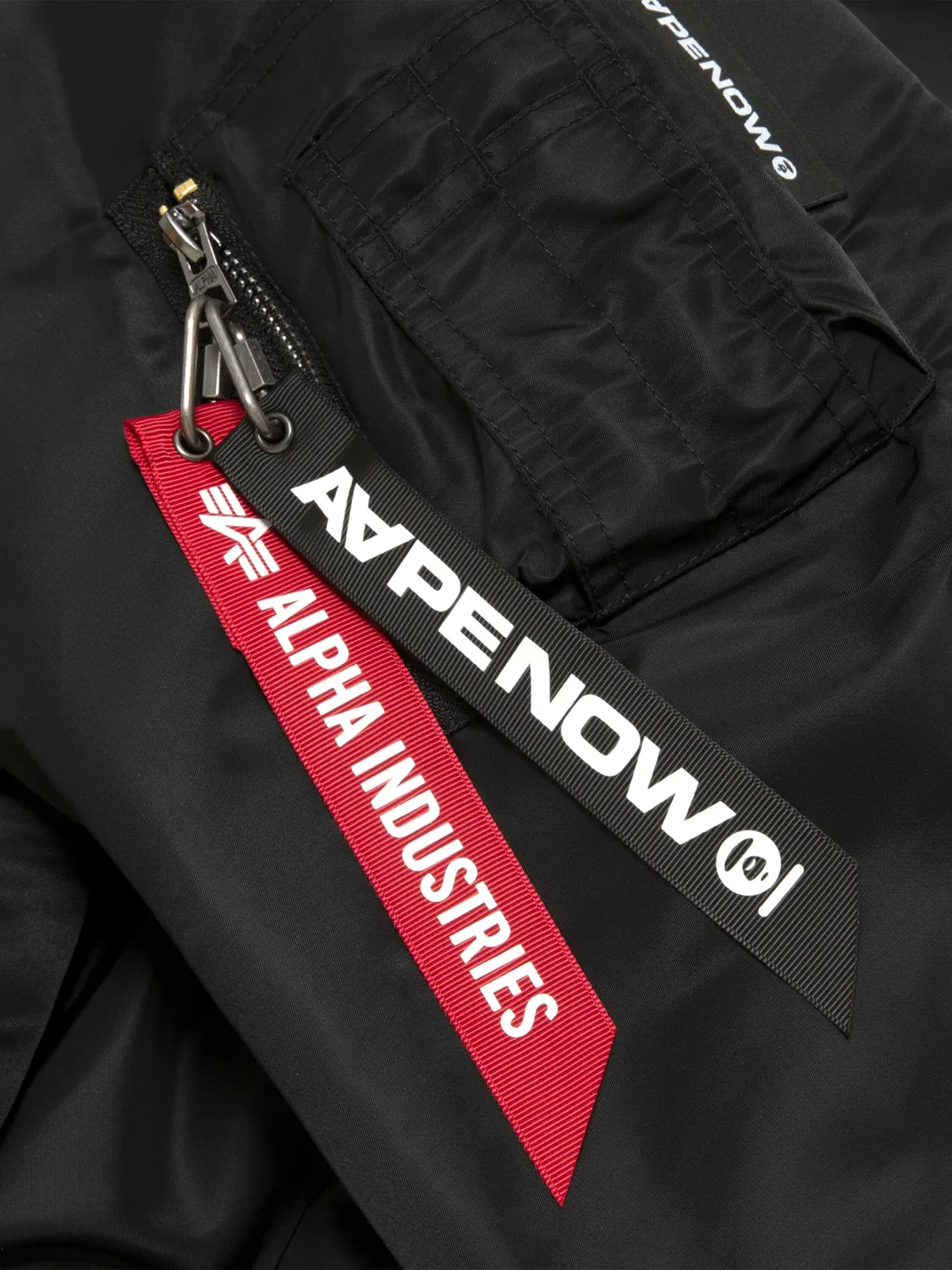 Alpha Industries AAPE MA-1 bomber Noir réversible