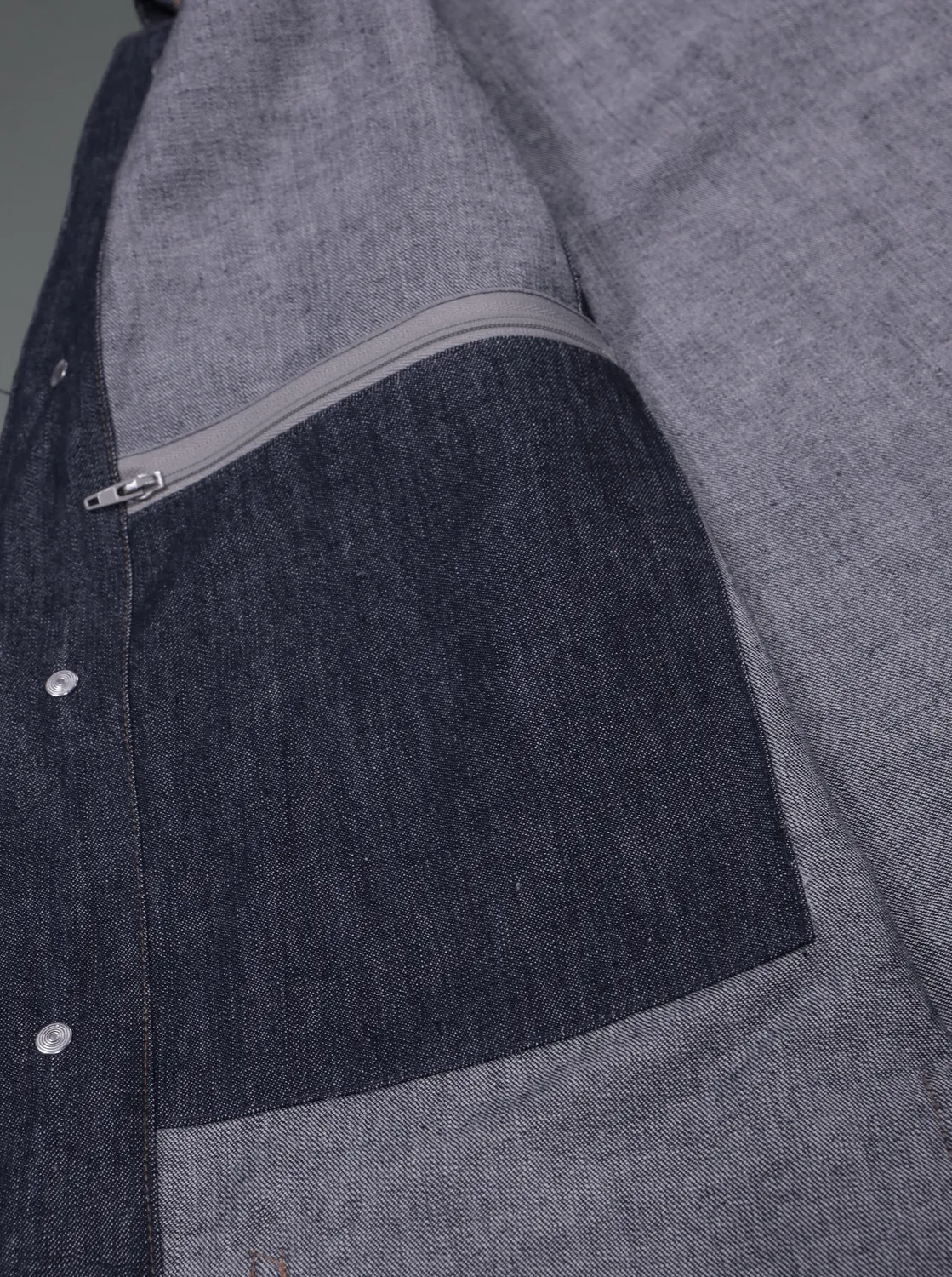 HOLLINGTON Indigo veste sans manches denim taille 44