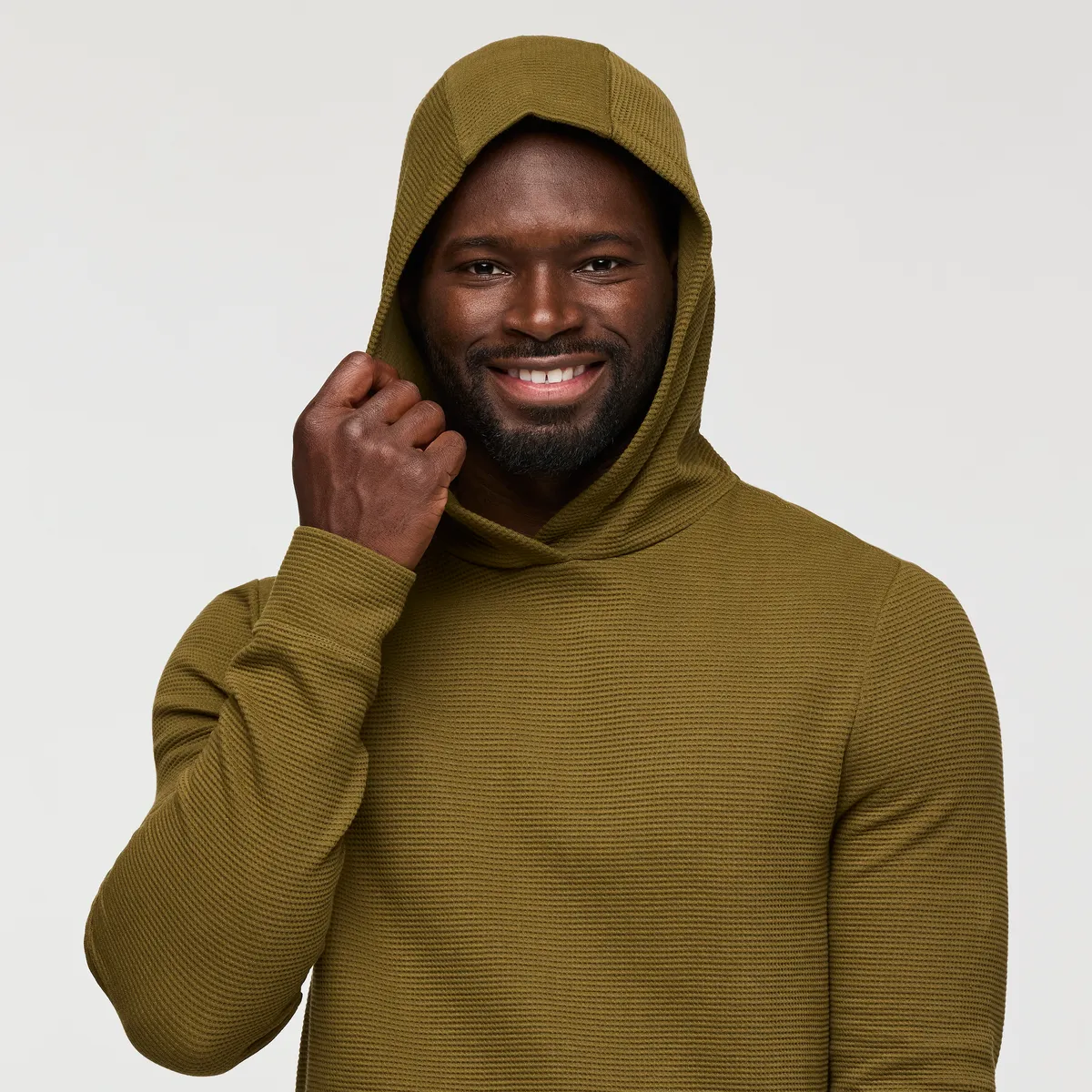 Cotopaxi Atajo Waffle Hoodie homme Live Oak coton