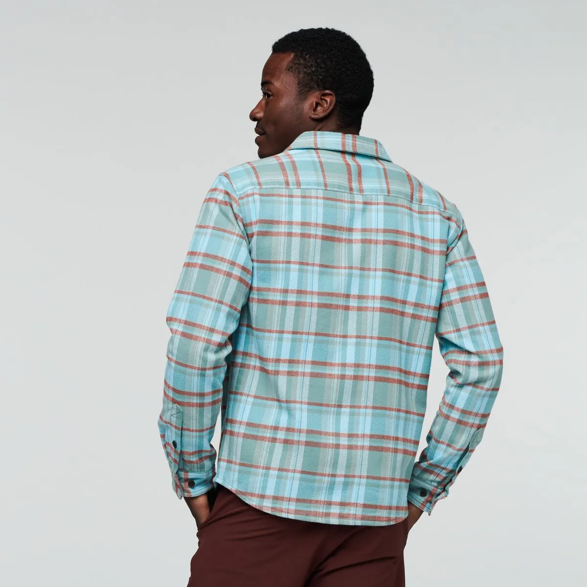 Cotopaxi Mero chemise flanelle homme Oak Plaid coton bio