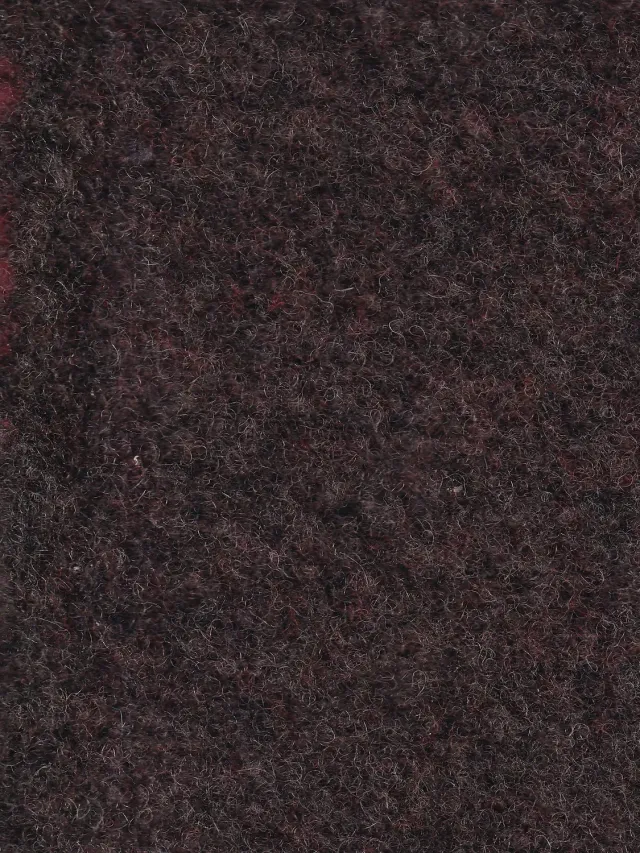 Hollington tissu drap laine bouillie double-face café bordeaux