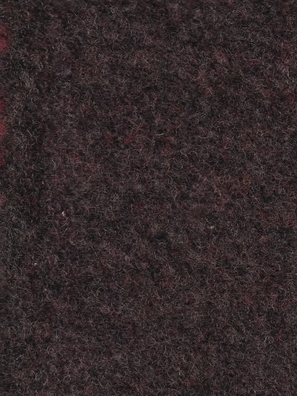 Hollington tissu drap laine bouillie double-face café bordeaux