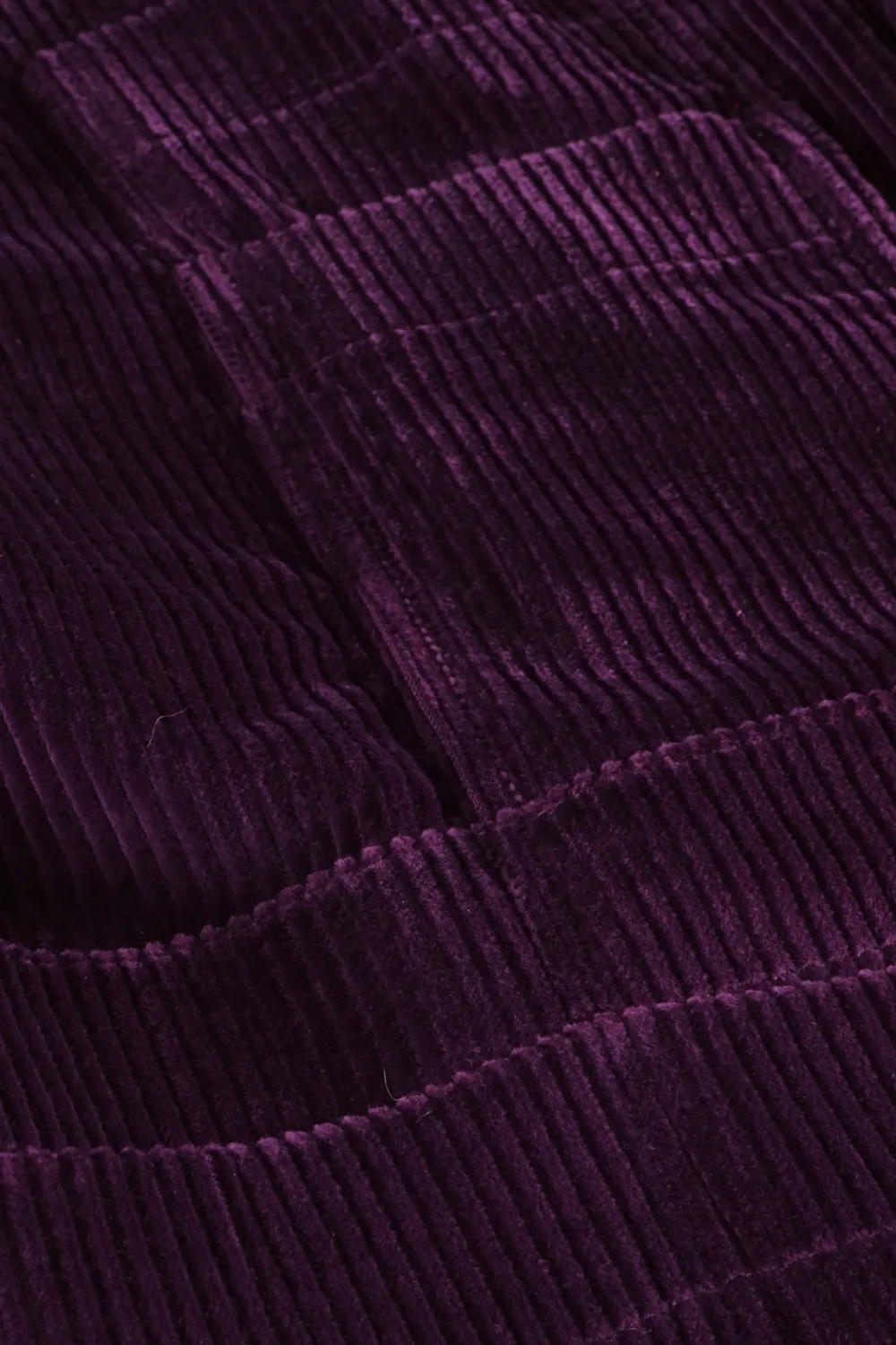 Hollington 20 poches gilet velours magenta 85% coton