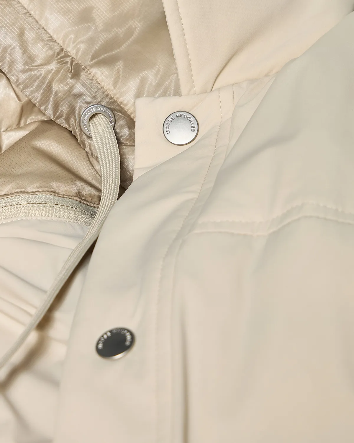 Moose Knuckles Brixton veste trucker duvet alabaster