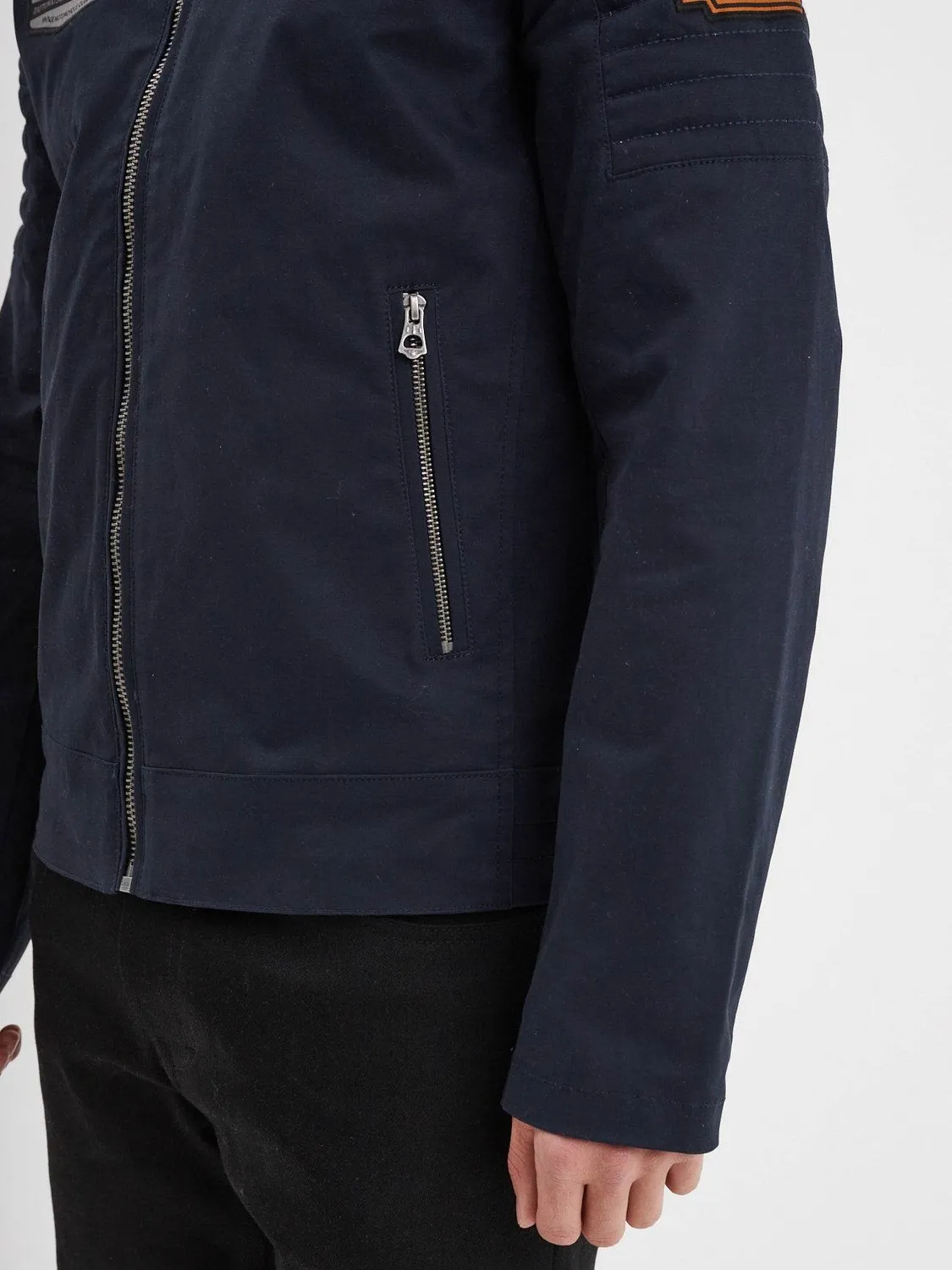 Daytona Bowen veste racing navy coton stretch