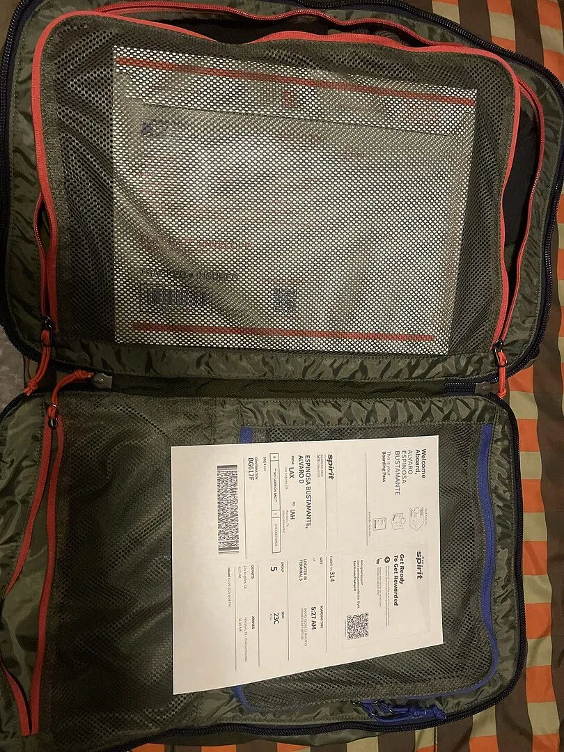 Cotopaxi Allpa sac voyage 35L Rusty cabine recyclé