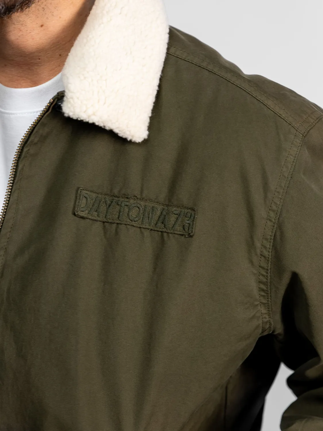 Daytona Nampa veste aviateur coton vert kaki