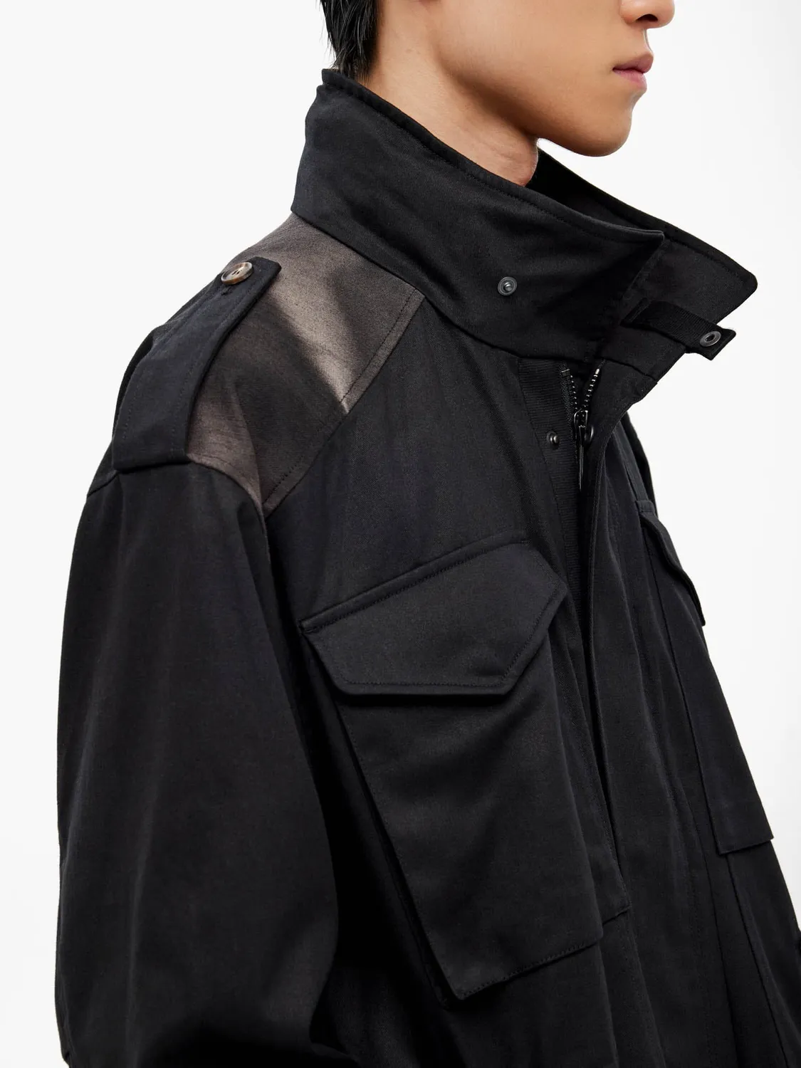 Alpha Industries JiyongKim Sun-Bleached veste field noire