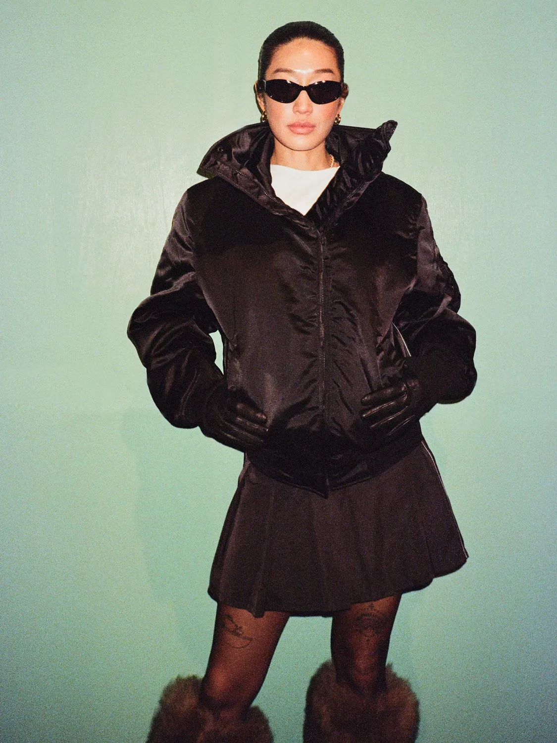 Alpha Industries Peggy Gou Cocoon bomber noir femme