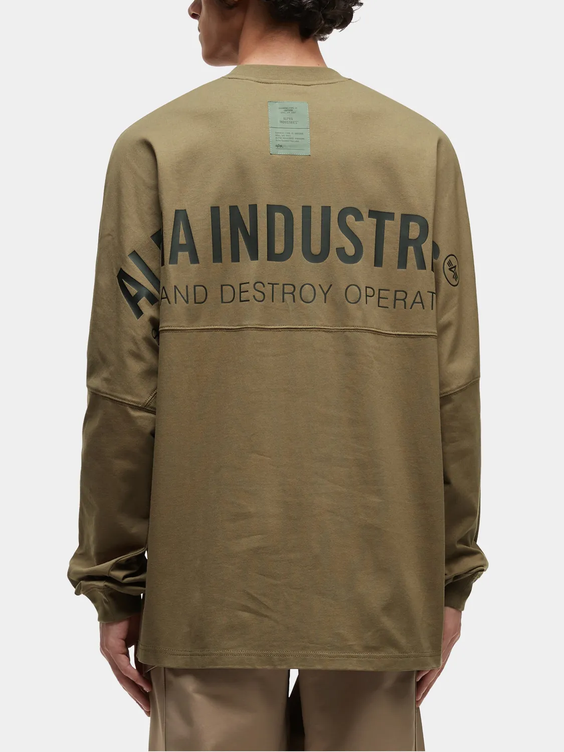 Alpha Industries UNFRM t-shirt manches longues TAN coton