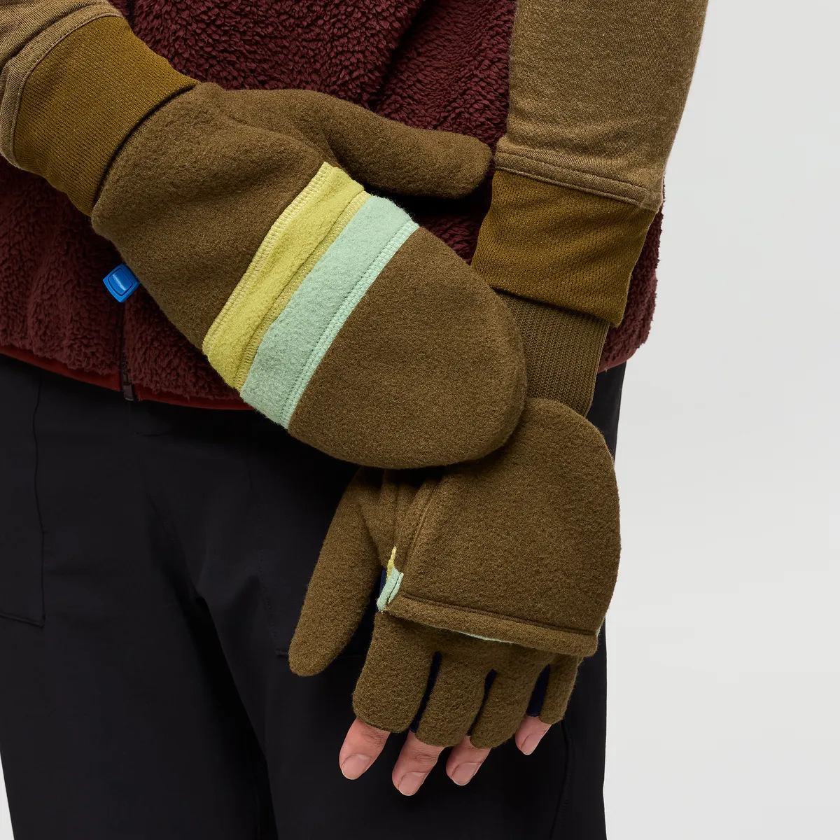 Cotopaxi Teca Fleece Glitten moufles Rusty polaire