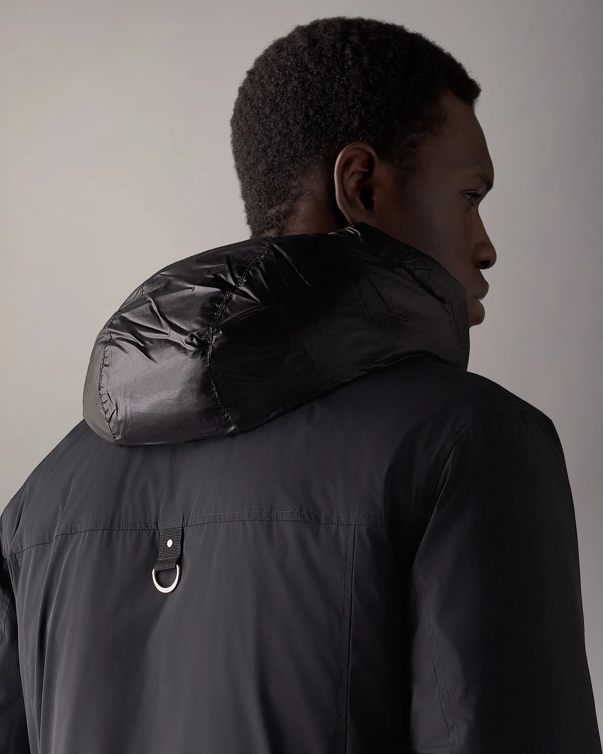 Moose Knuckles Brixton Down Trucker Jacket doudoune noire légère