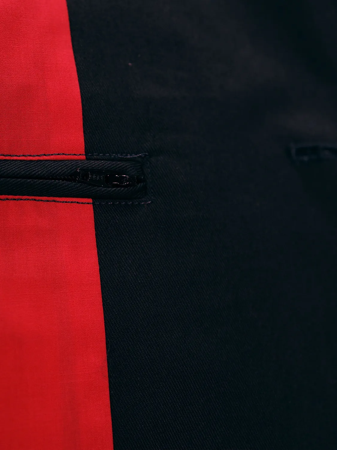 Hollington Tyrol veste serge coton noire col nehru