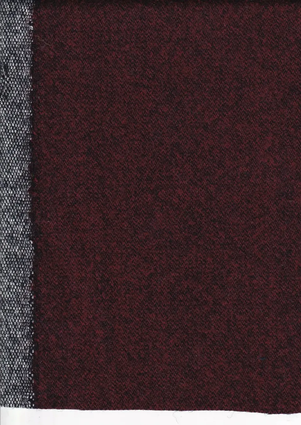 Hollington flanelle bordeaux marine tissu 6 m 100% laine