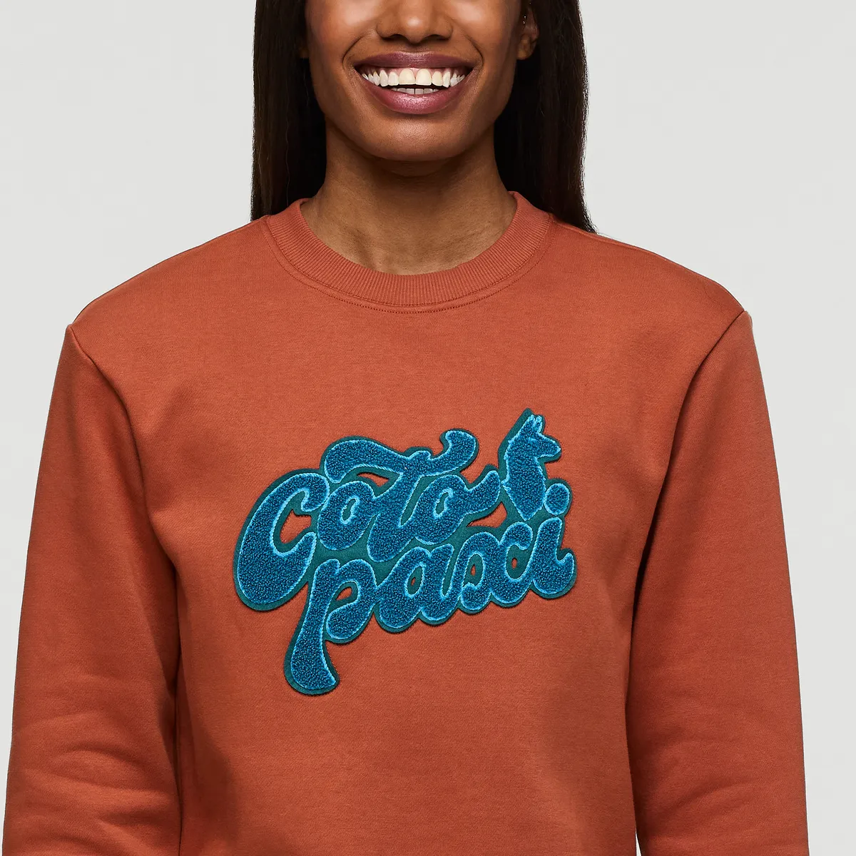 Cotopaxi Coto-Patch Crew sweat femme Faded Brick molleton