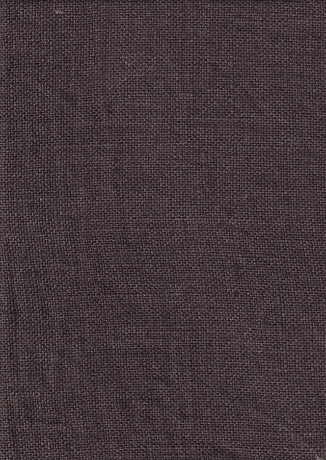 Hollington toile pur lin acajou tissu 5 m 370 g/m2