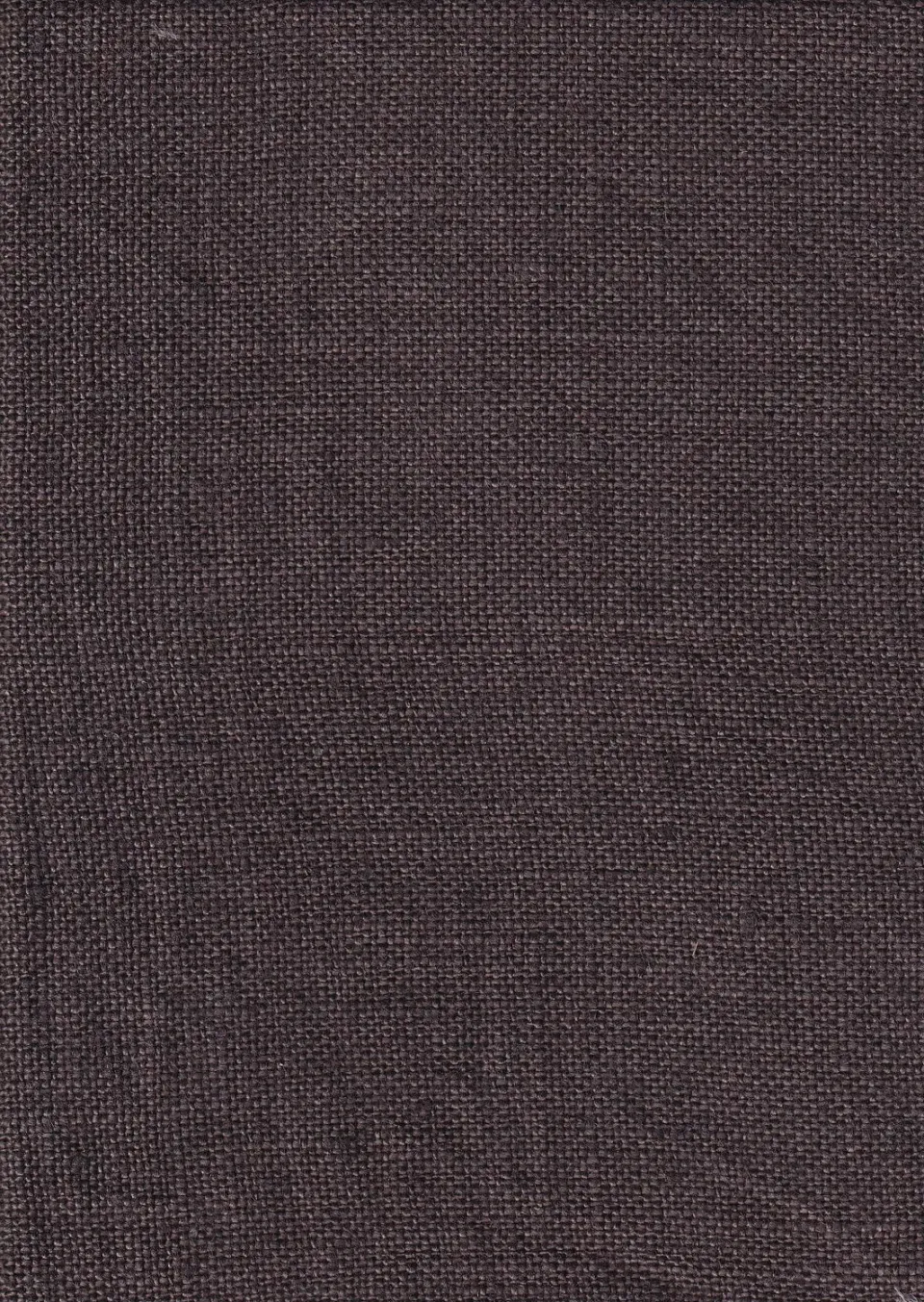 Hollington toile pur lin acajou tissu 5 m 370 g/m2