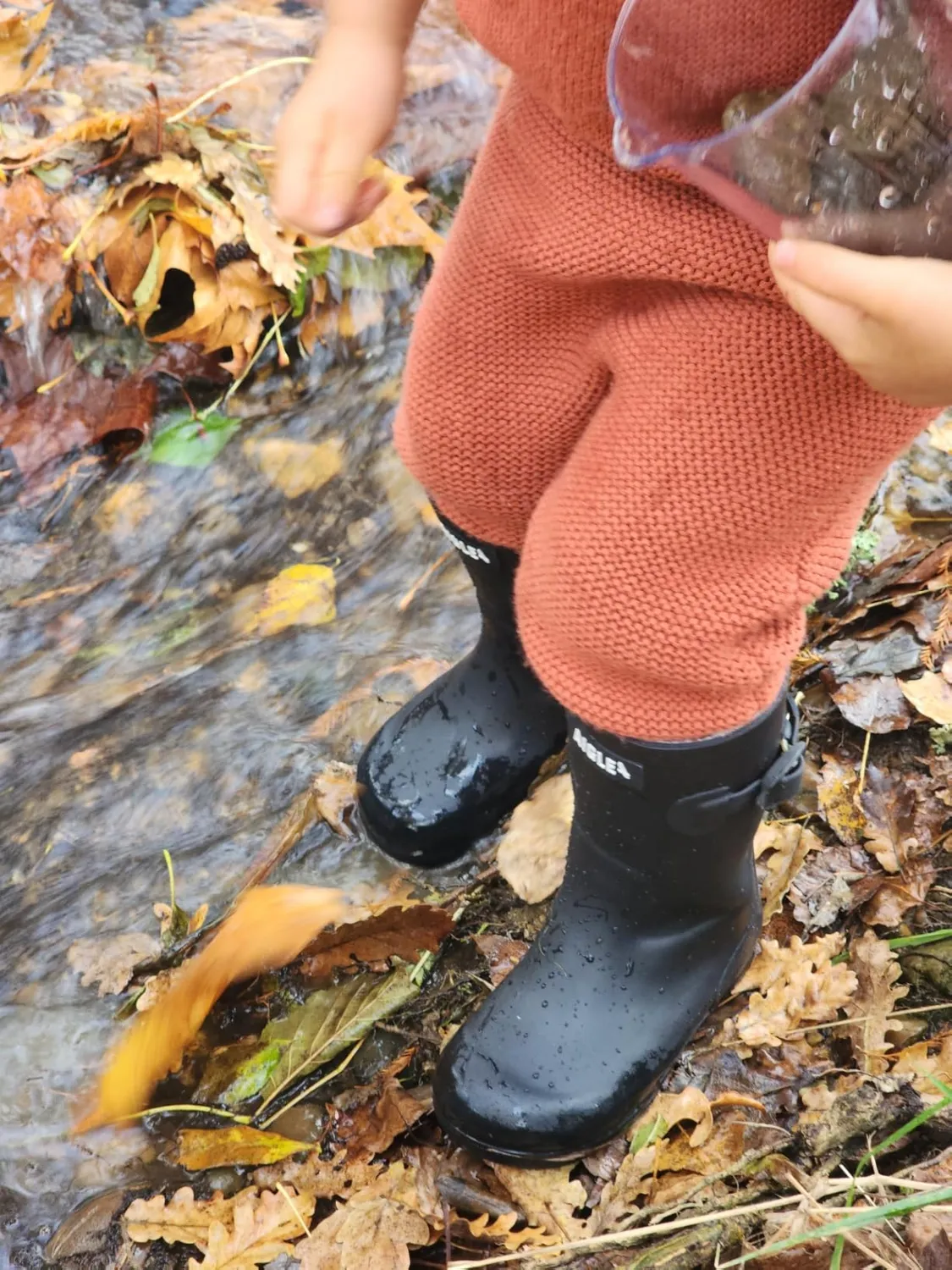Aigle Woody-Pop Fur 2 botte pluie enfant 19 EU fourrée