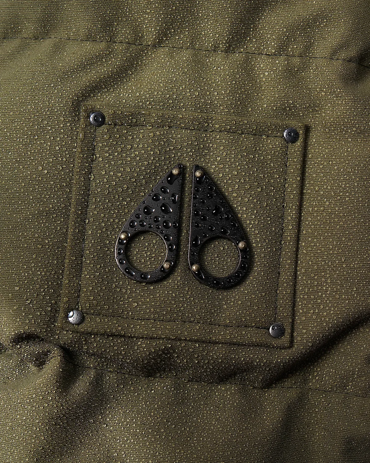 Moose Knuckles Banff Down Parka Combat Mi-longue