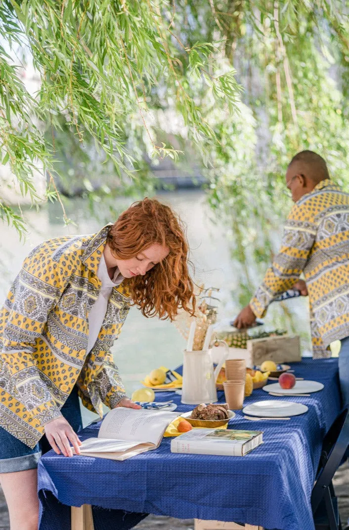 Soubacq Le Bleu Arles veste de travail toile provençale