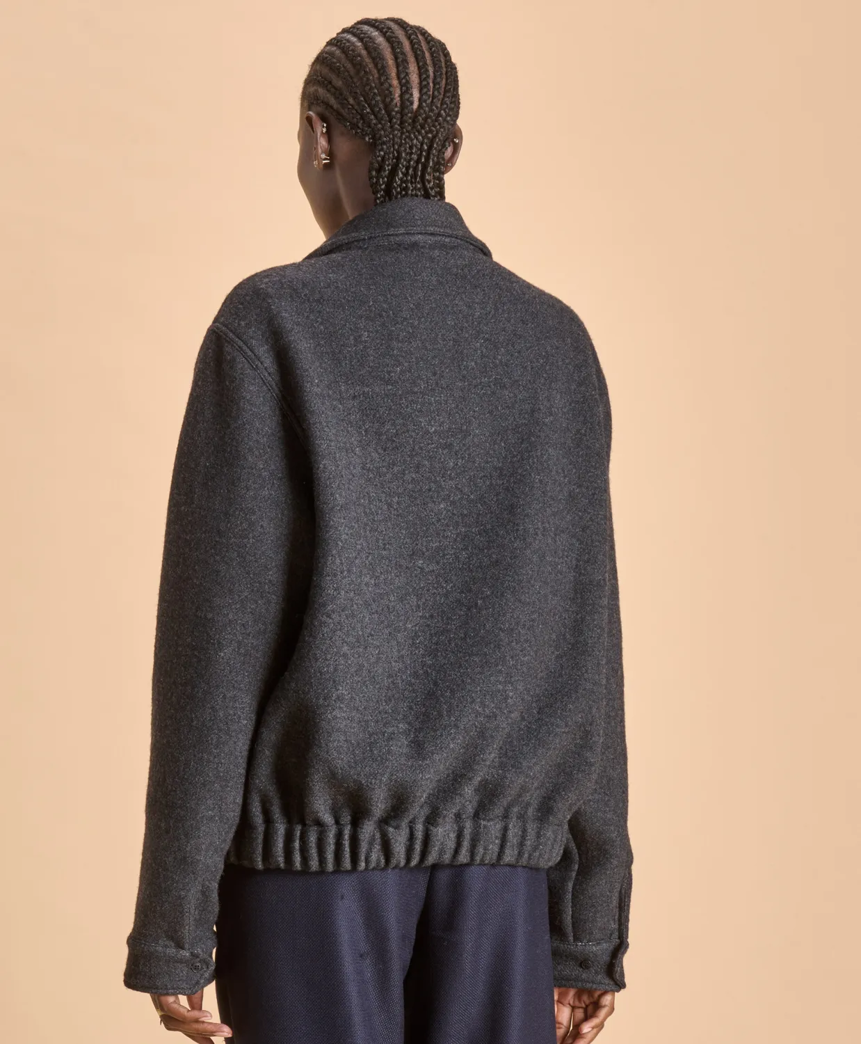 Soubacq Lenno blouson pied-de-poule chaud