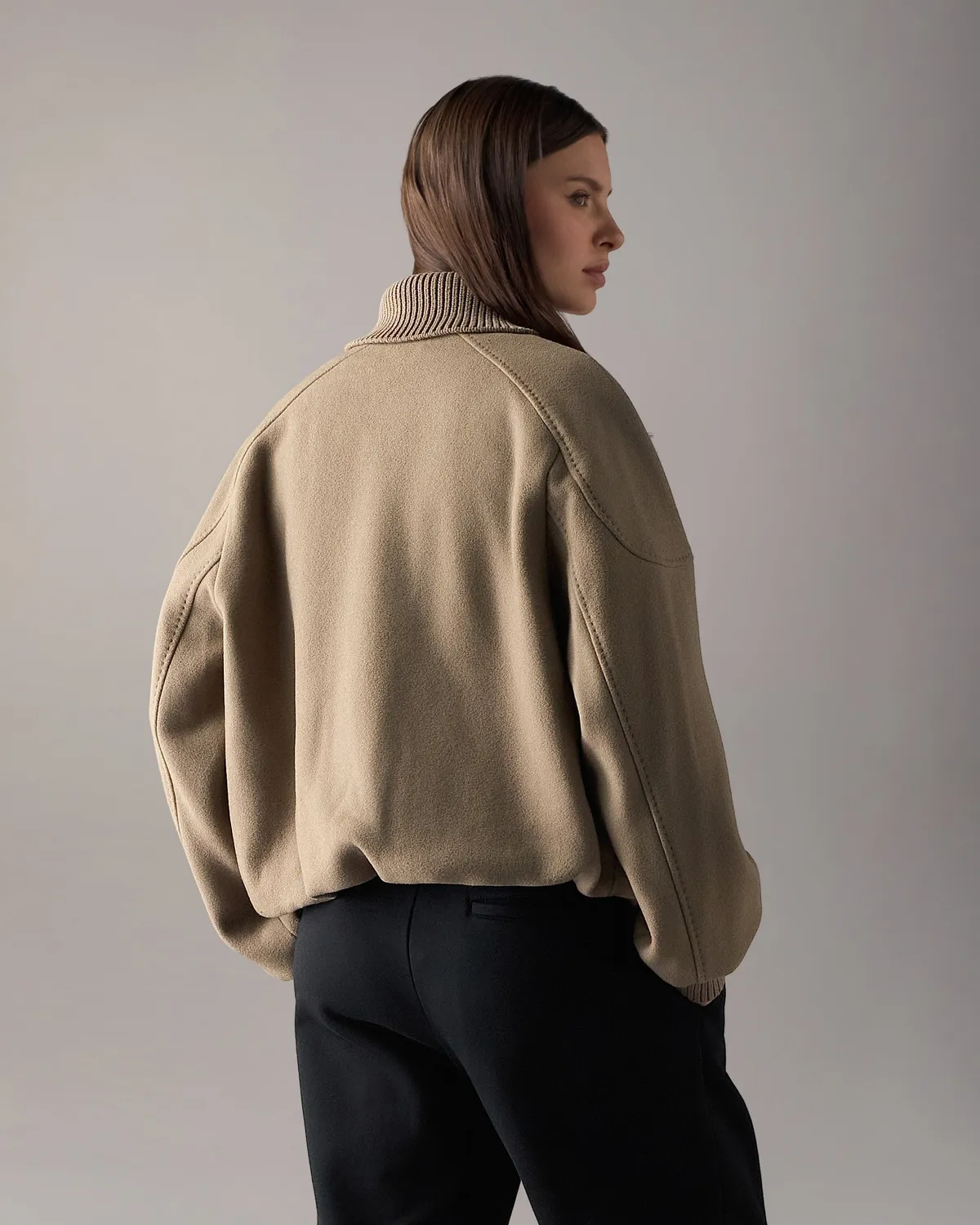 Moose Knuckles Grid 3-en-1 bomber laine Ashen