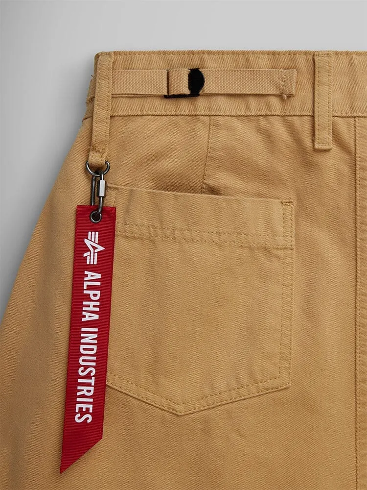 Alpha Industries M-65 pantalon cargo femme marron rigide