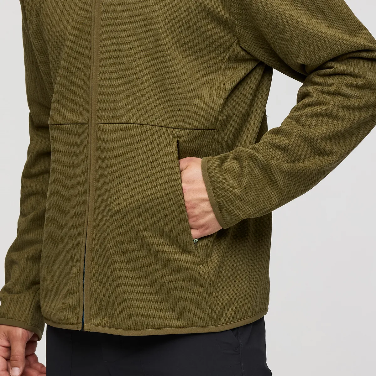 Cotopaxi Envo polaire homme Heather Carbon zip