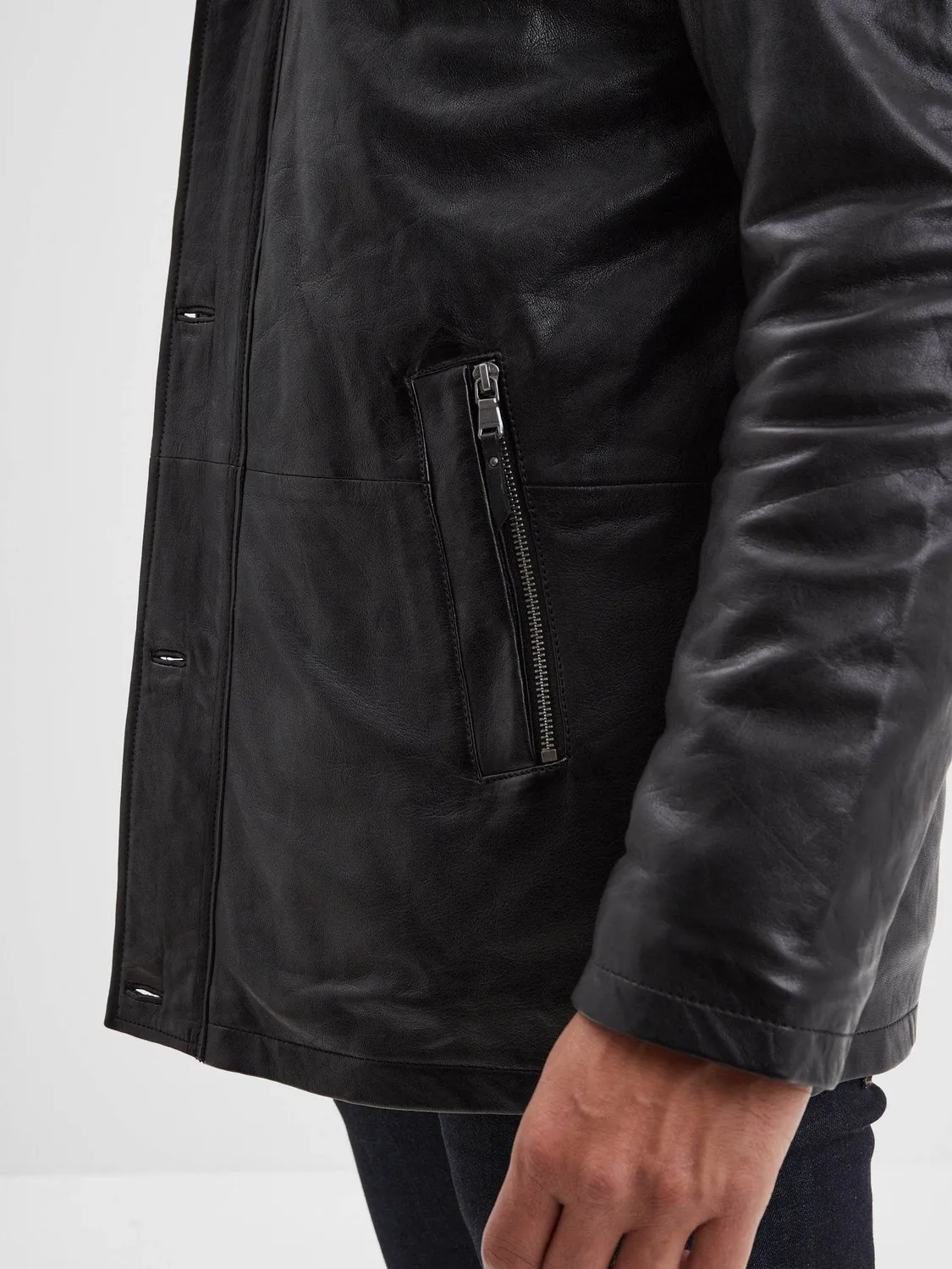 Daytona Moose veste cuir homme bison agneau vintage