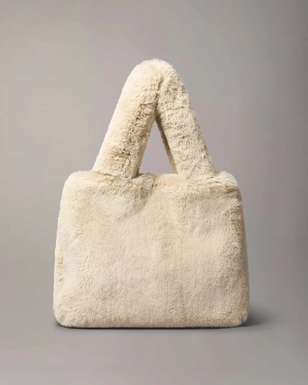 Moose Knuckles Mini Bunny Tote sac Alabaster peluche