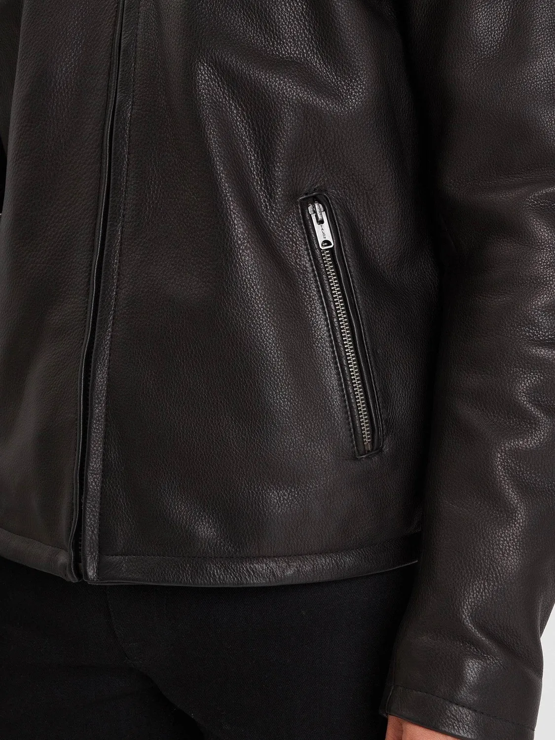 Daytona Asphalt blouson aviateur cuir vachette Black