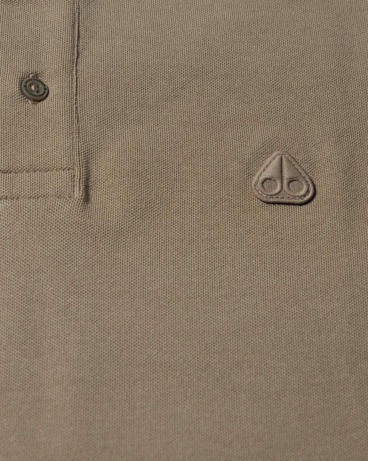 Moose Knuckles Yul polo coton stretch Ashen