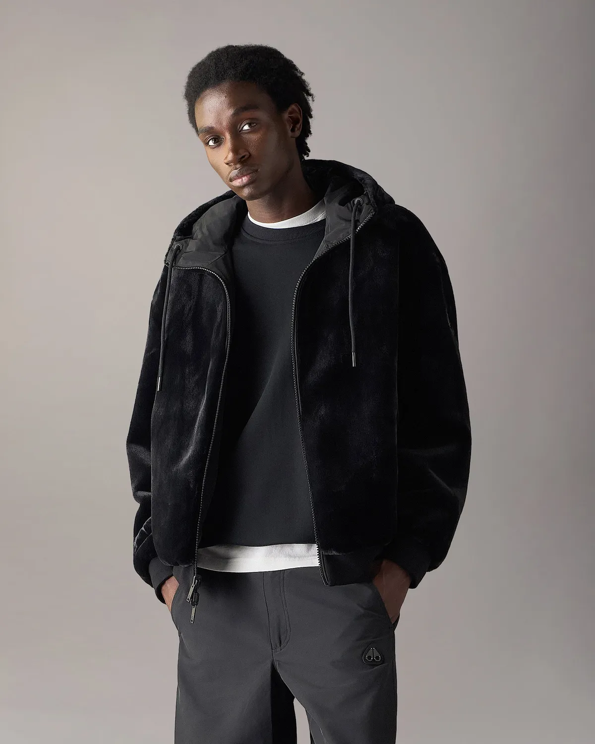 Moose Knuckles Roland Bunny veste réversible noir