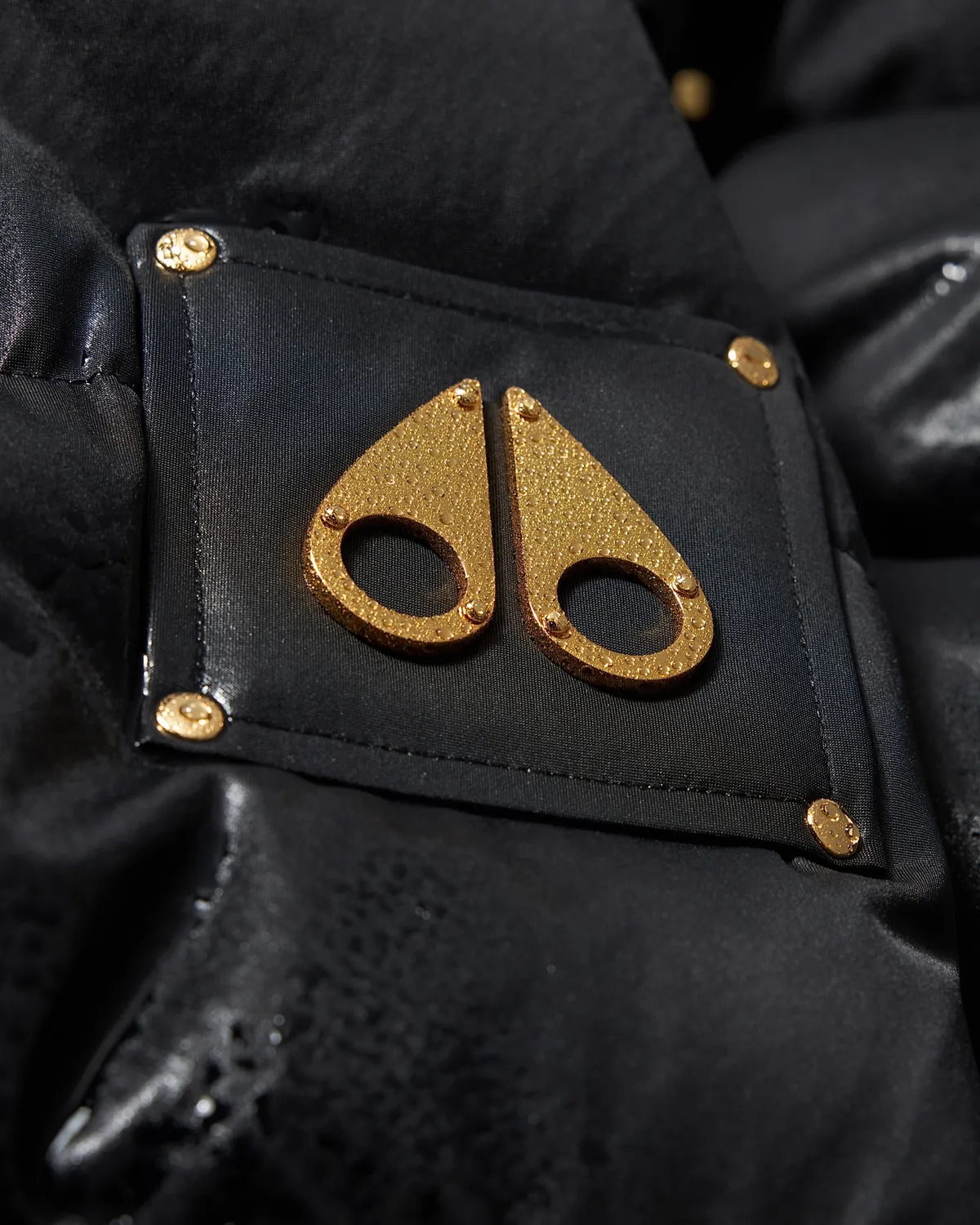 Moose Knuckles Stagg bomber duvet noir Gold Series