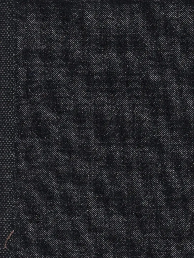 Hollington tissu froissé japonais fusain laine 4 m