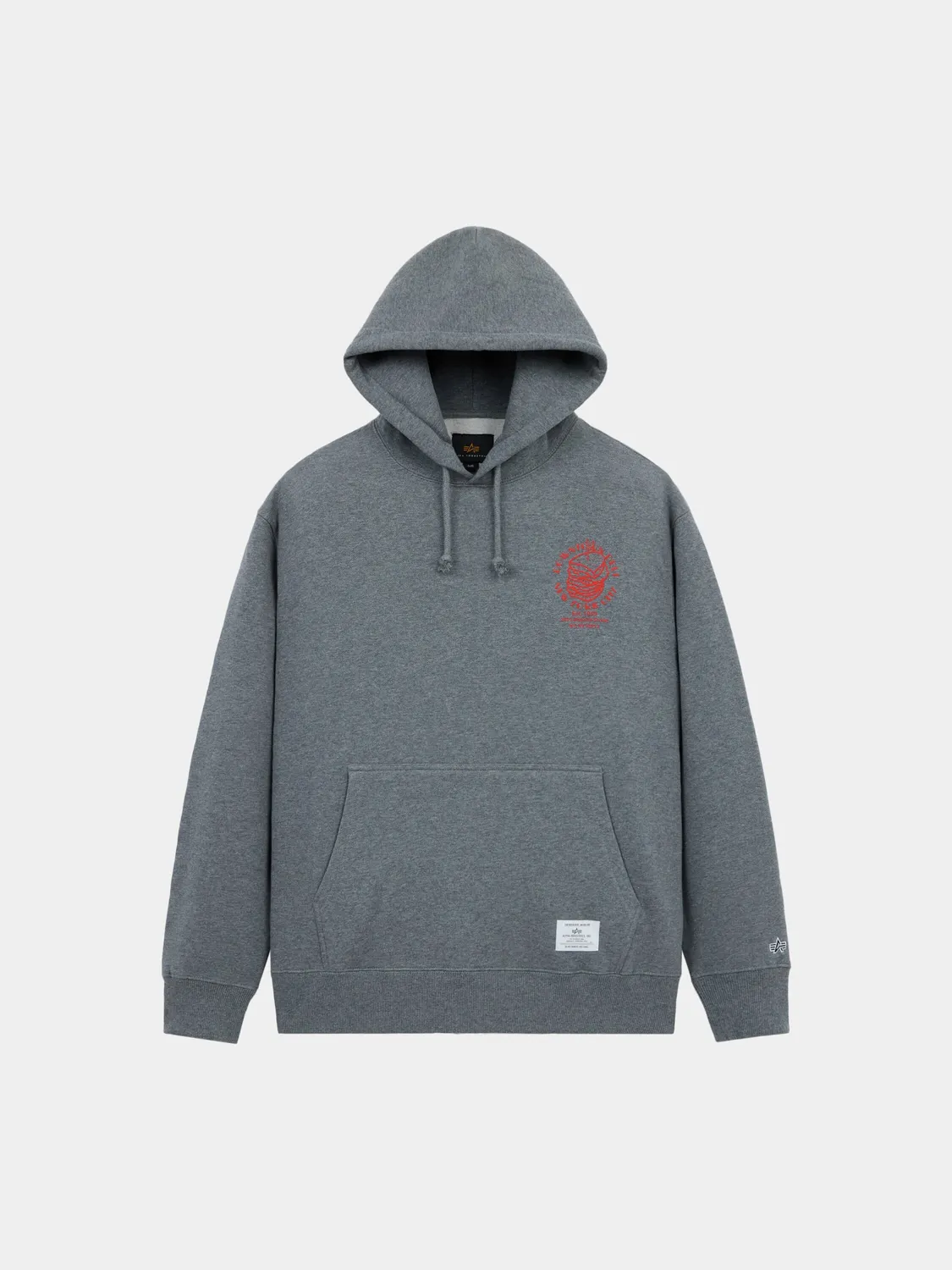Alpha Industries Downtown Deli Hoodie hoodie gris coton